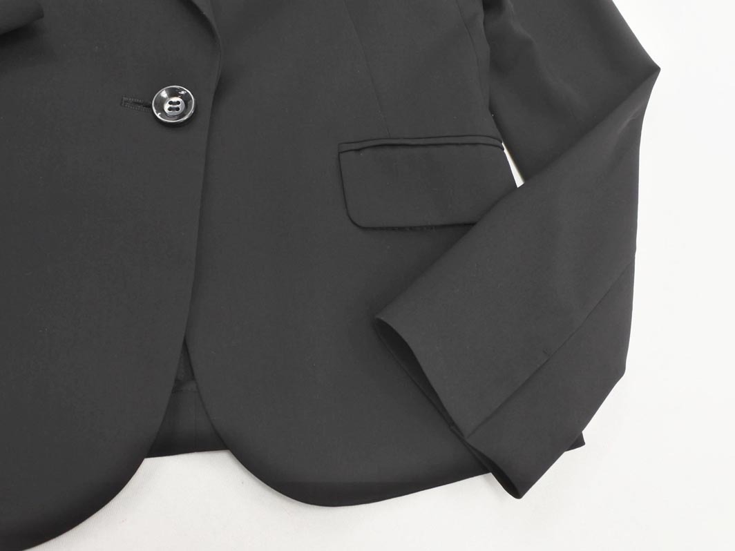 INDIVI インディヴィ テーラード ジャケット size38/黒 ■◇ ☆ fgb1 レディース_画像2