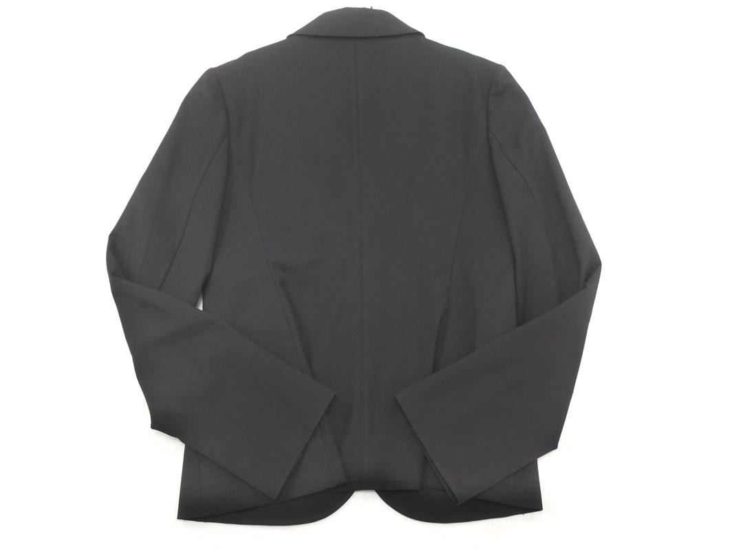 INDIVI インディヴィ テーラード ジャケット size38/黒 ■◇ ☆ fgb1 レディース_画像4