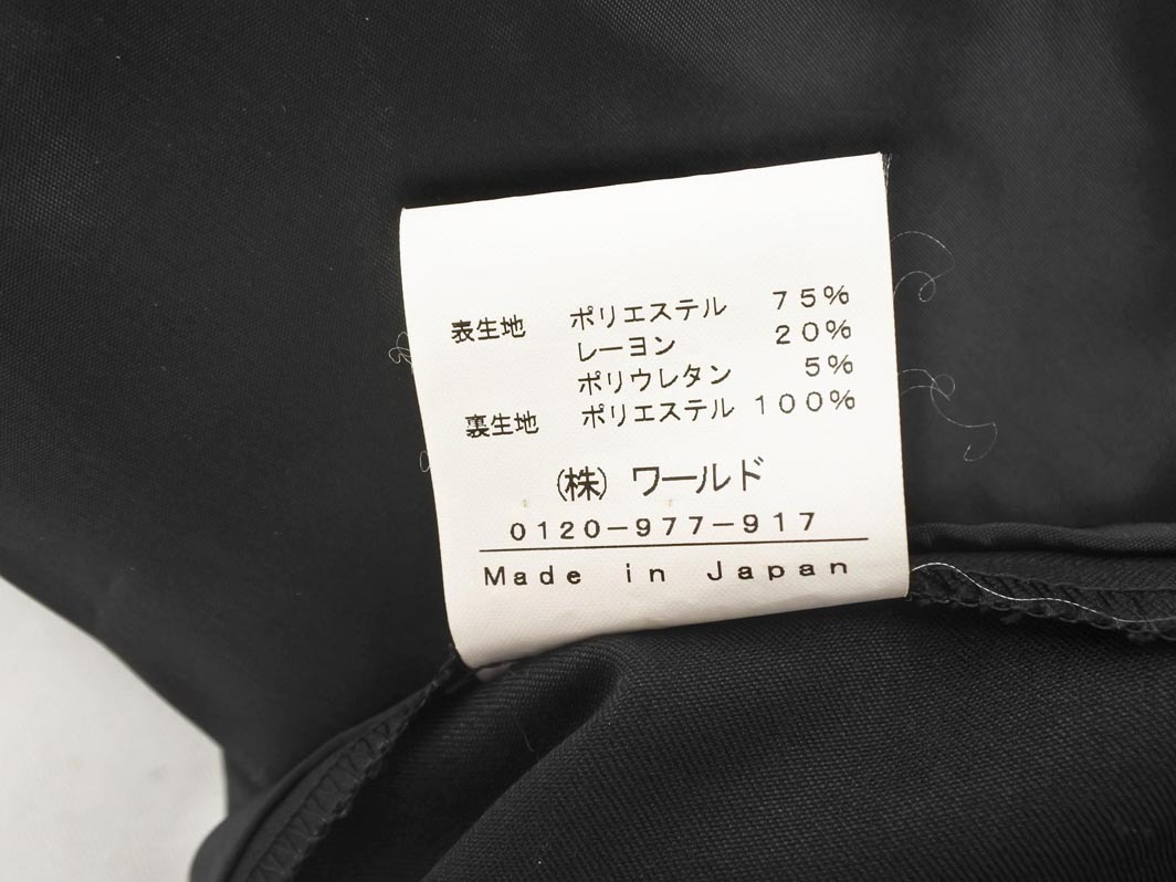 INDIVI インディヴィ テーラード ジャケット size38/黒 ■◇ ☆ fgb1 レディース_画像6