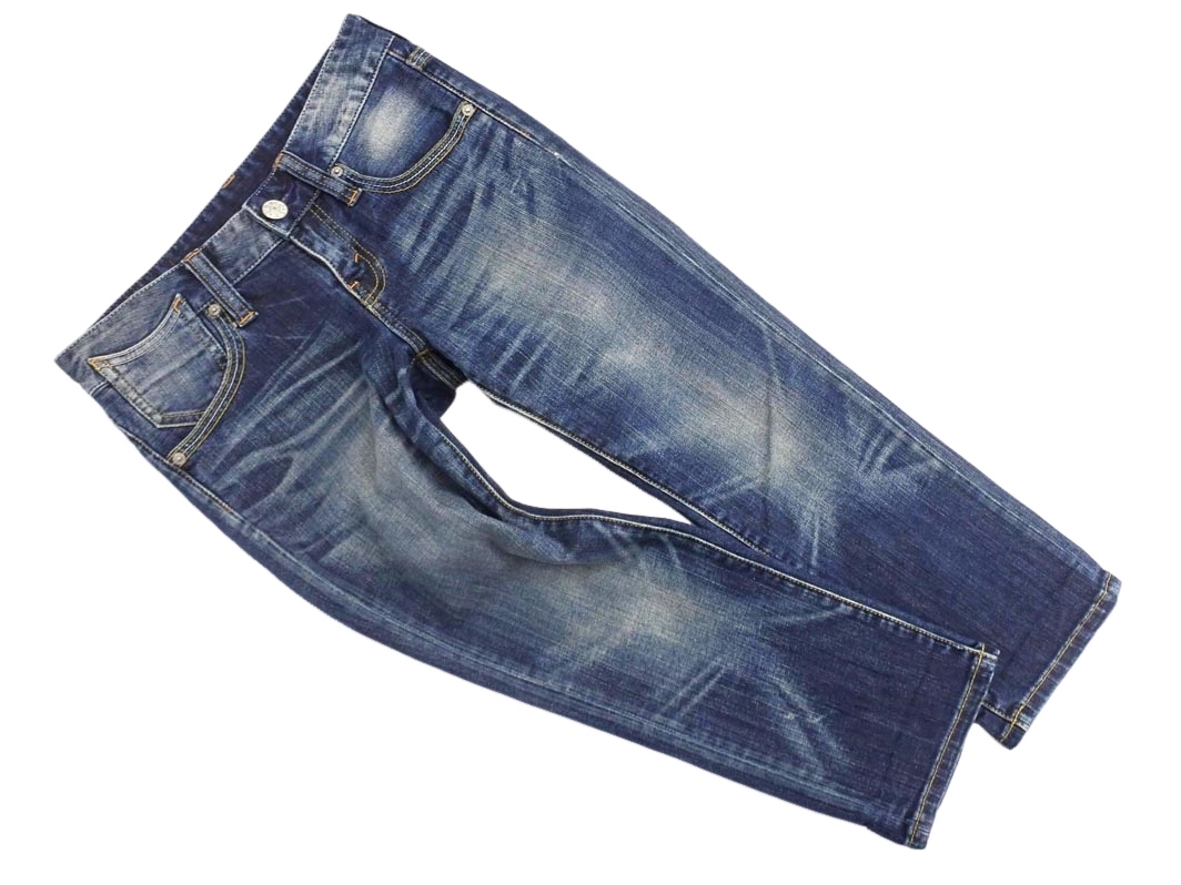 LEVI’S リーバイス OW372 0001 USED加工 デニムパンツ size28/紺 ■■ ☆ fgb0 レディース_画像1