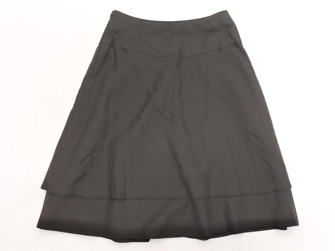 ネコポスOK LAUTREAMONT ロートレアモン Aライン 臺形 スカート size3/ダークブラウン ■■ ☆ fgb0 レディース