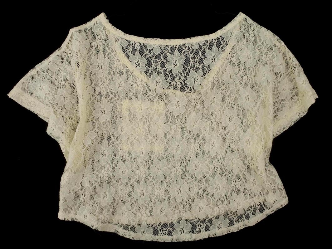 ネコポスOK INGNI イング 総レース ブラウス シャツ sizeM/オフホワイト ■◆ ☆ fgb0 レディース
