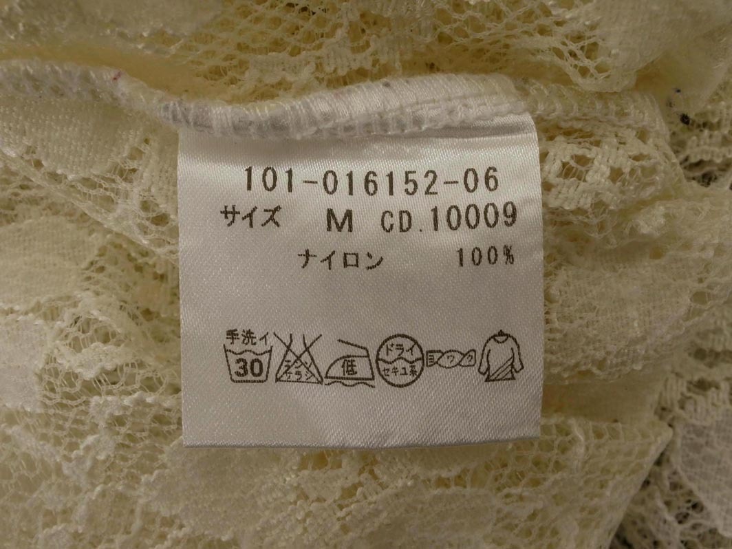 ネコポスOK INGNI イング 総レース ブラウス シャツ sizeM/オフホワイト ■◆ ☆ fgb0 レディース