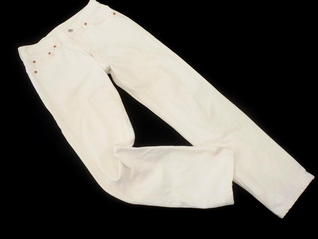 LEVI’S リーバイス 90s USA制 501 0651 ボタンフライ デニムパンツ size29/白 ■■◎ ☆ fgb0 レディース