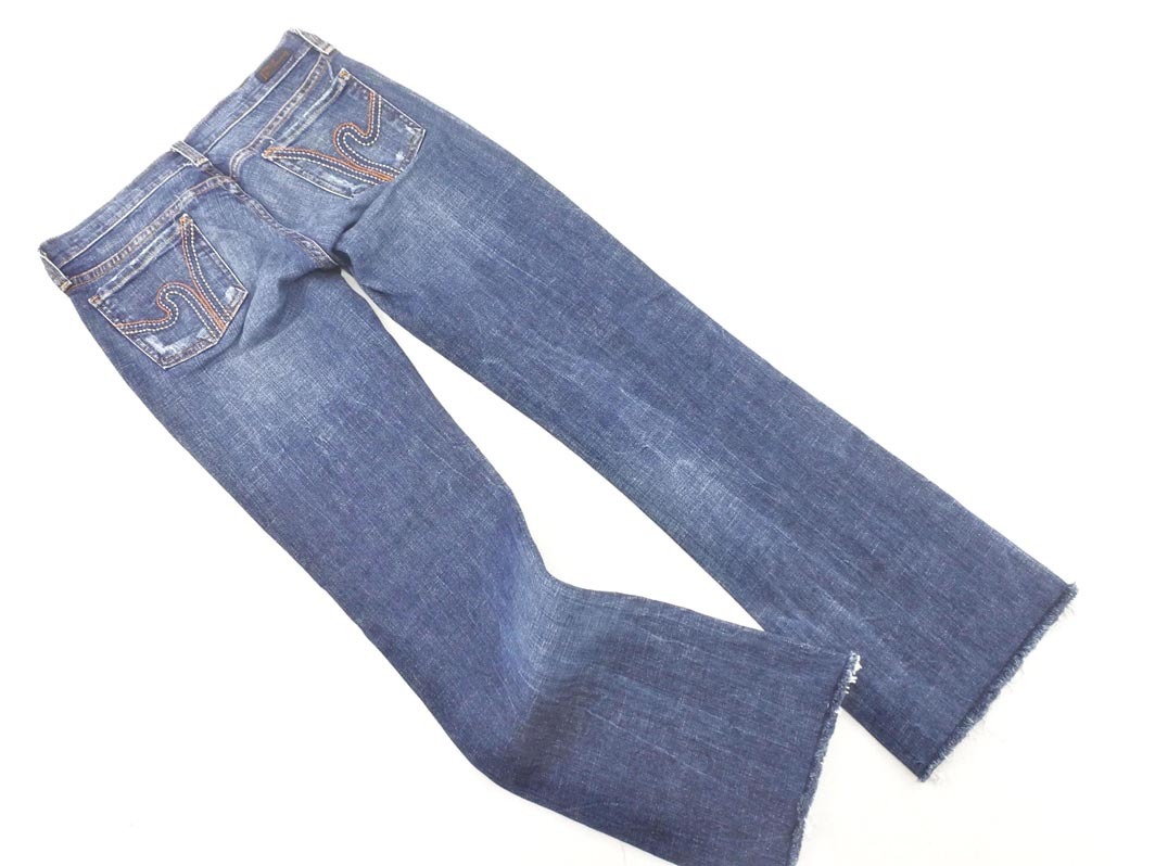 CITIZENS of HUMANITY シチズンズオブヒューマニティー カットオフ デニムパンツ size25/インディゴ ■■ ☆ fgb4 レディース_画像4