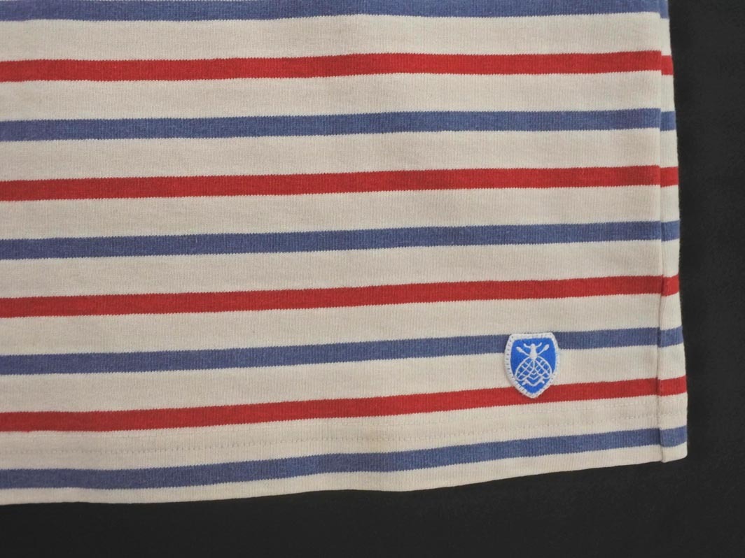 ORCIVAL オーシバル ボーダー フレンチスリーブ Tシャツ size1/オフホワイト ■◆ ☆ fgb4 レディース