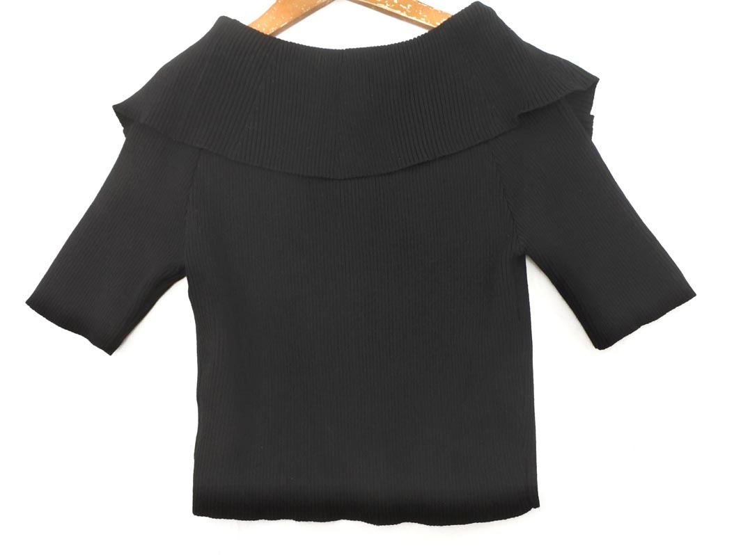 INGNI крыло Zip выше ребра кардиган sizeM/ чёрный #* * fgb5 женский 