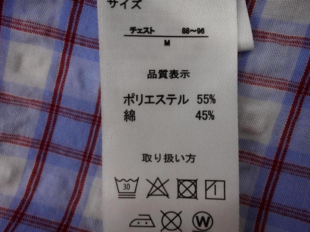 arnold palmer アーノルドパーマー チェック シャツ sizeM/青ｘ赤 ■◆ ☆ fgb5 メンズ_画像4