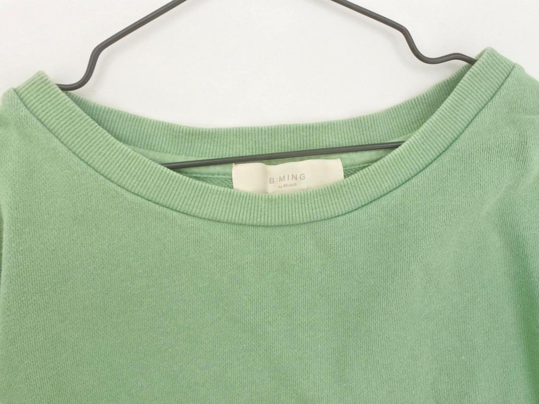 B:MING ｂｙ BEAMS トレーナー スウェット sizeONE/緑 ■◇ ☆ fgb5 レディース