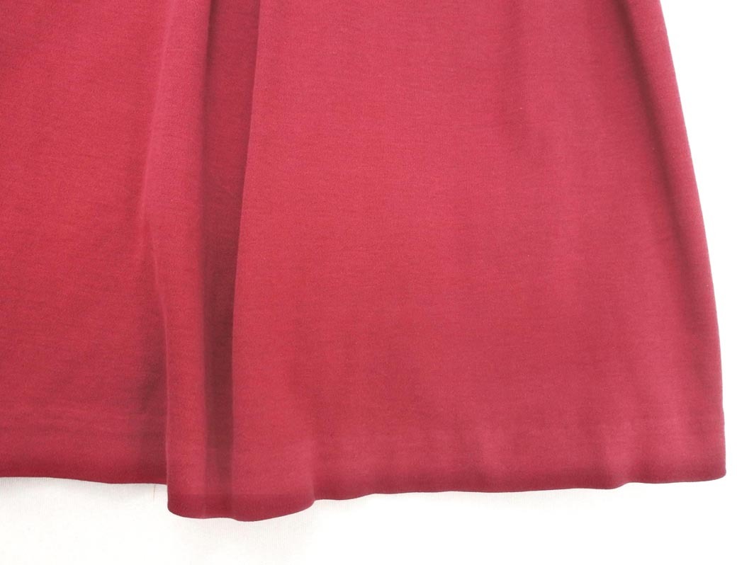 burberrys バーバリーズ タック スカート size9AB2/赤 ■◇ ☆ fgb5 レディース