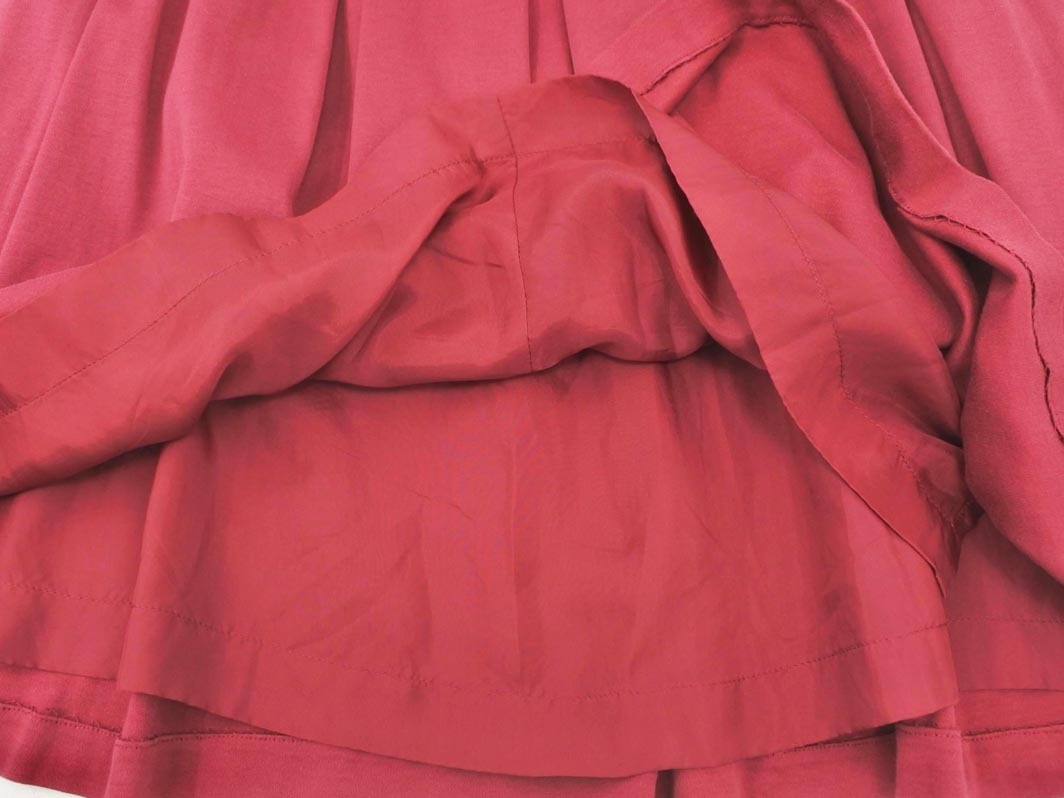 burberrys バーバリーズ タック スカート size9AB2/赤 ■◇ ☆ fgb5 レディース