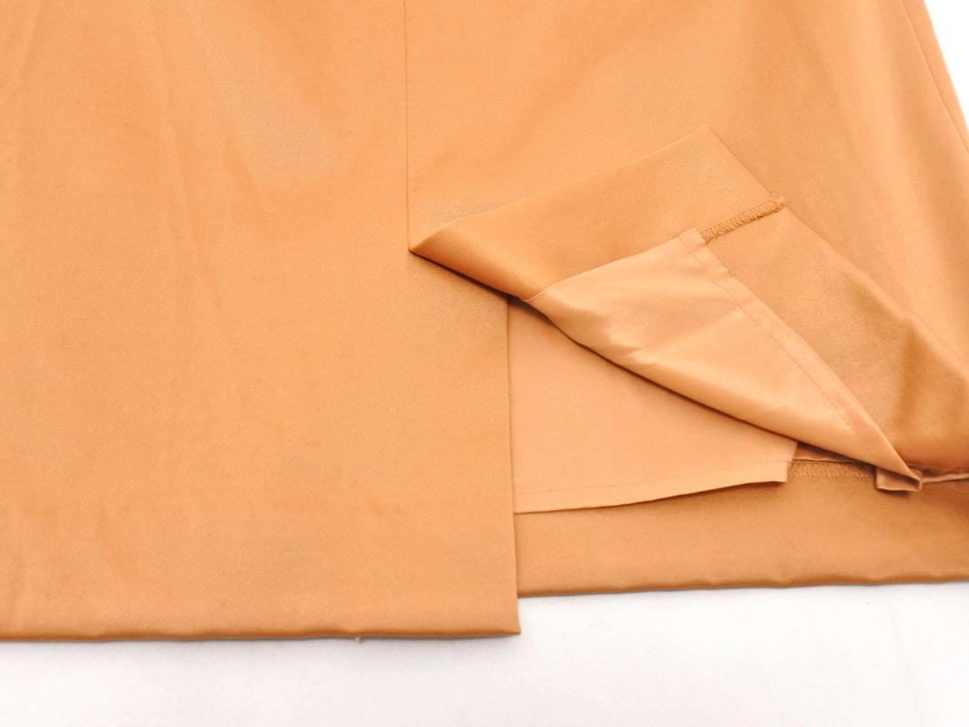 LAUTREAMONT ロートレアモン タック タイト スカート size38/キャメル ■■ ☆ fgb5 レディース