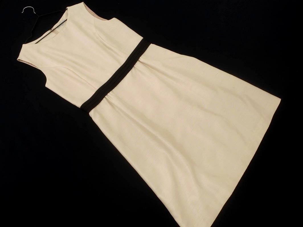 23 район безрукавка A линия One-piece size40/ бежевый #* * fgb4 женский 