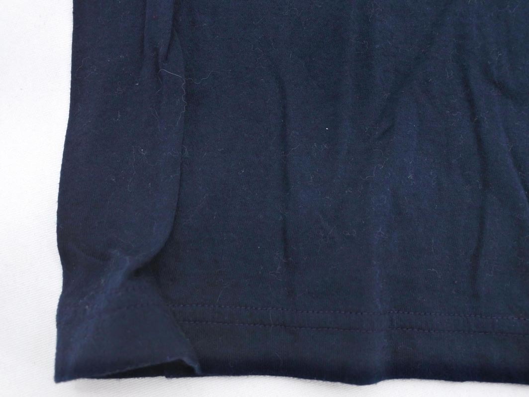 ネコポスOK LACOSTE ラコステ Tシャツ size2/紺 ■◆ ☆ fgb5 レディース
