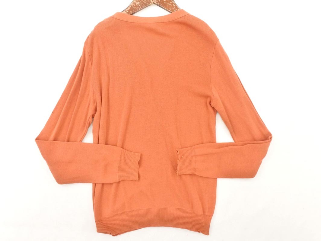 ネコポスOK MACPHEE マカフィー トゥモローランド Vネック カーディガン size1/オレンジ ■◇ ☆ fgb8 レディース_画像6