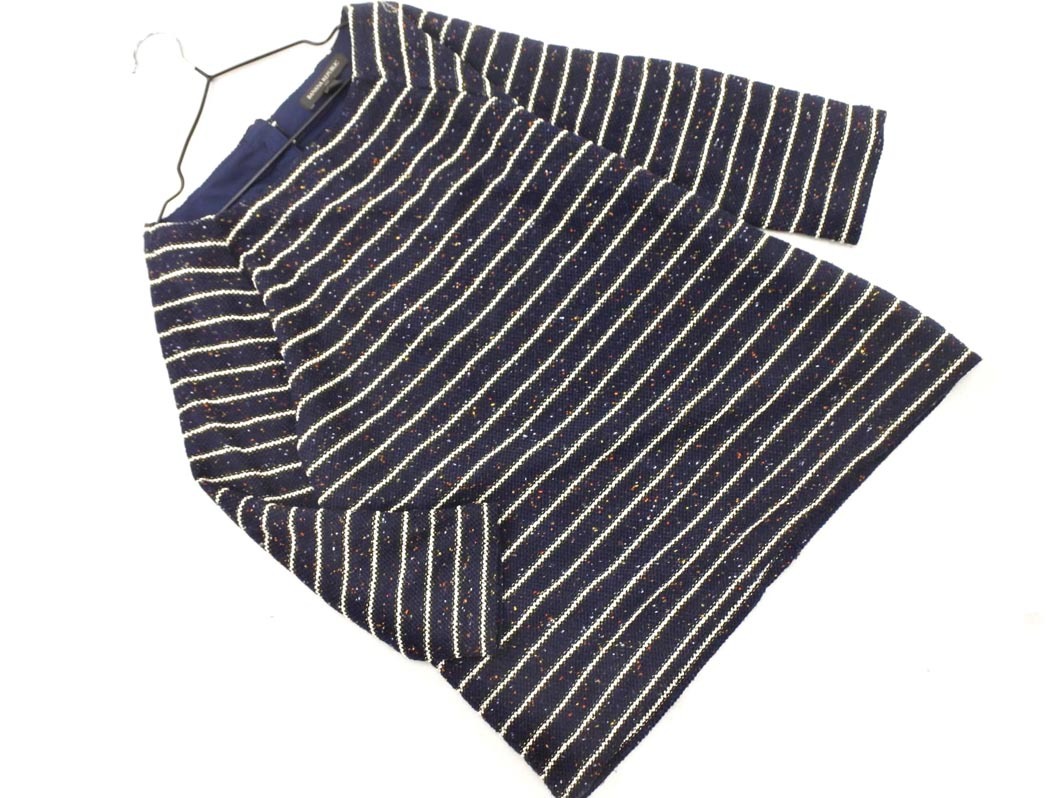 BANANA REPUBLIC バナナリパブリック ボーダー カットソー sizeS/紺 ■◇ ☆ fgc1 レディース_画像1