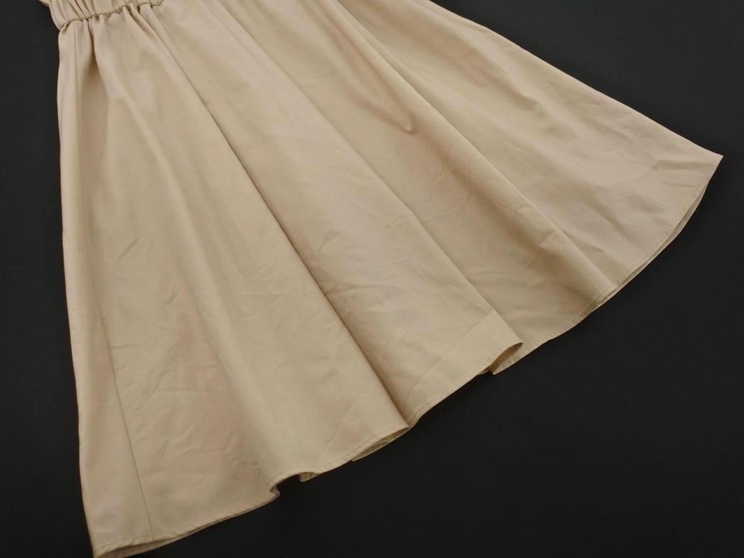 UNTITLED アンタイトル Aライン ワンピース size1/ベージュ ■◆ ☆ fgc1 レディース