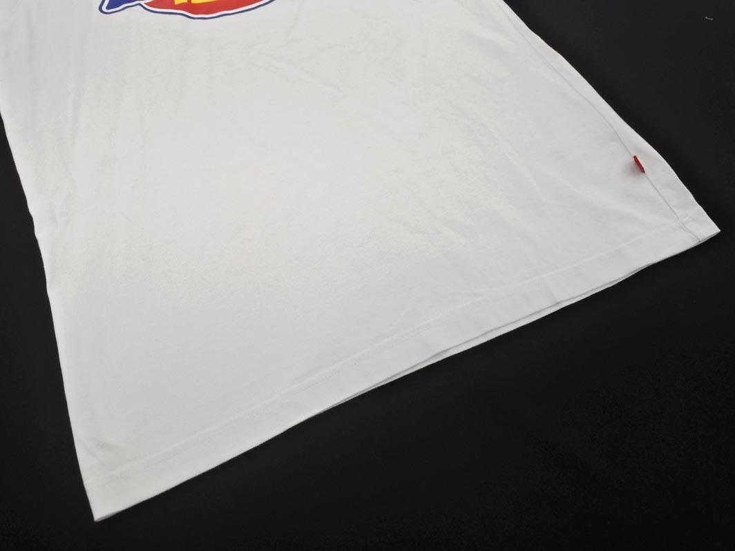 ネコポスOK Dickies ディッキーズ ロゴ プリント ノースリーブ カットソー sizeL/白 ■◆ ☆ fgc1 レディース_画像4
