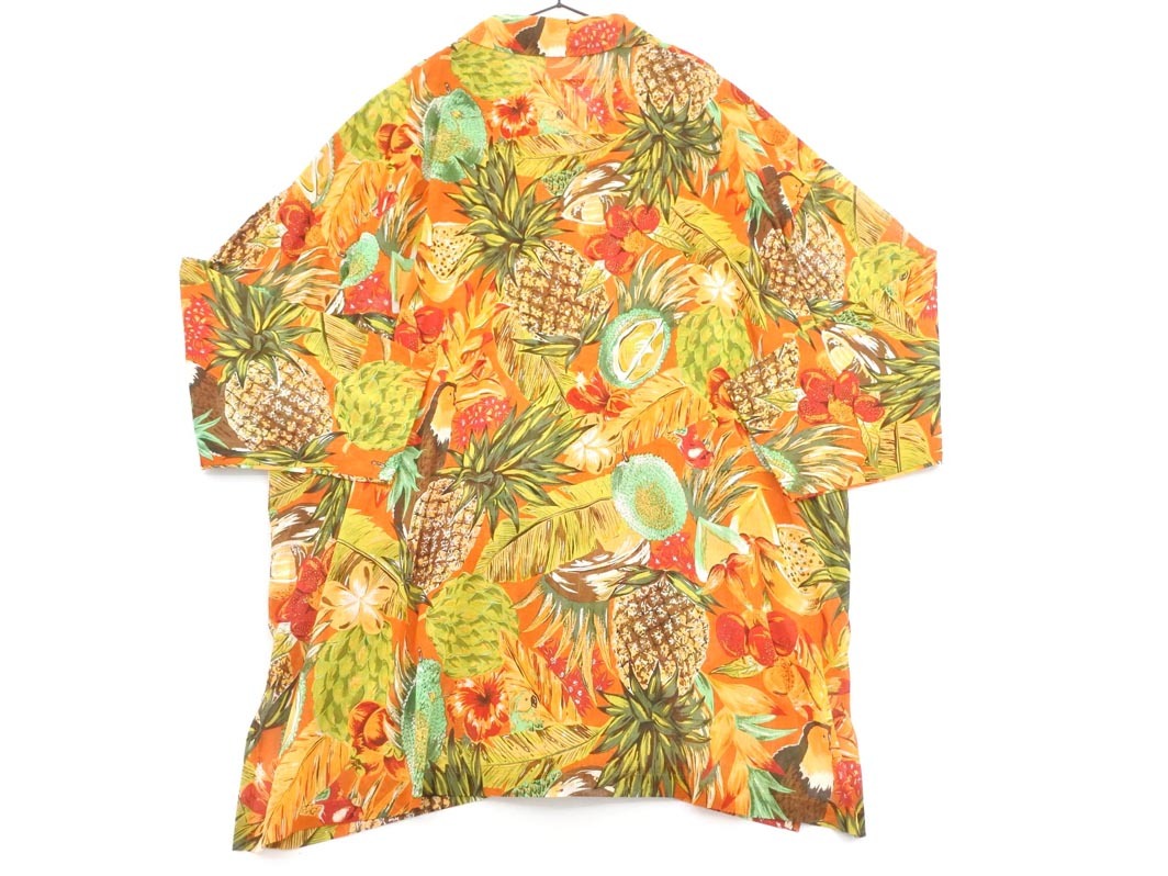 ネコポスOK MELROSE メルローズ 総柄 パイナップル ジャケット カラフル ■◇ ☆ fgc1 レディース_画像5