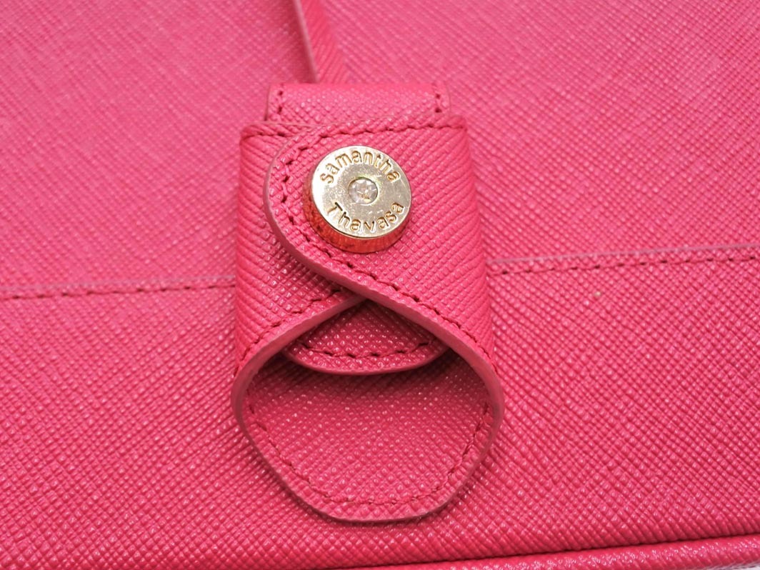 Samantha Thavasa サマンサタバサ レザー 2WAY ハンド バッグ ピンク ■■ ☆ fgc1 レディース_画像8