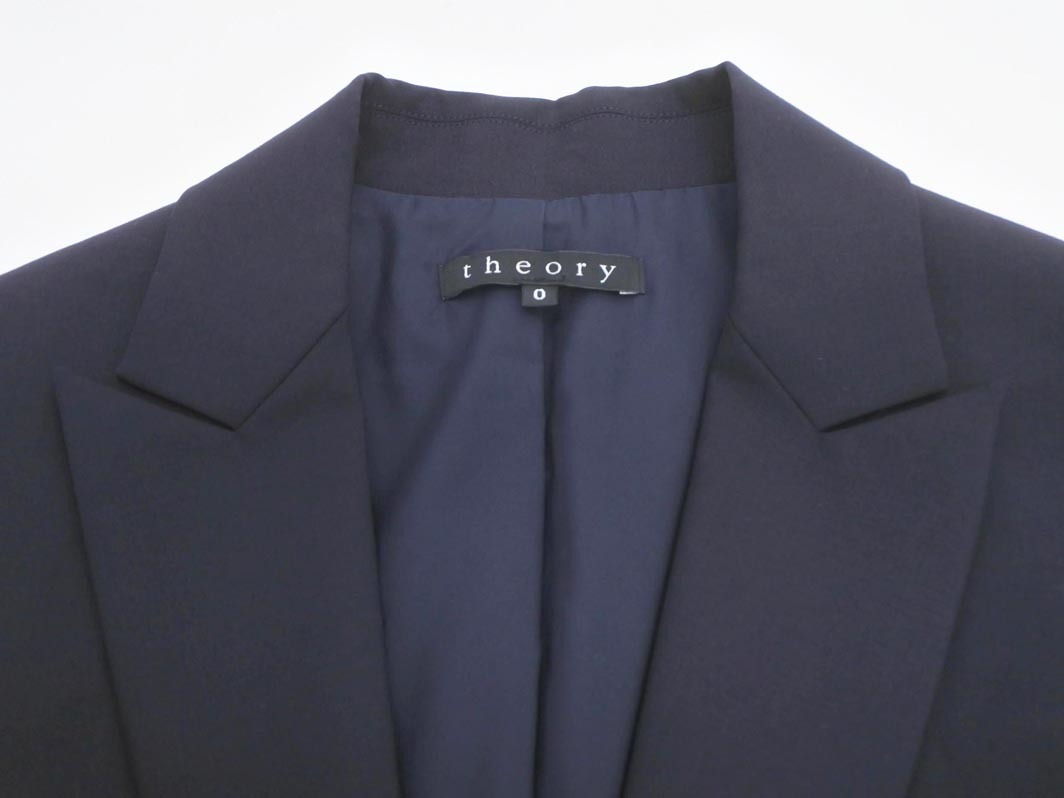theory теория tailored jacket size0/ темно-синий ## * fgc3 женский