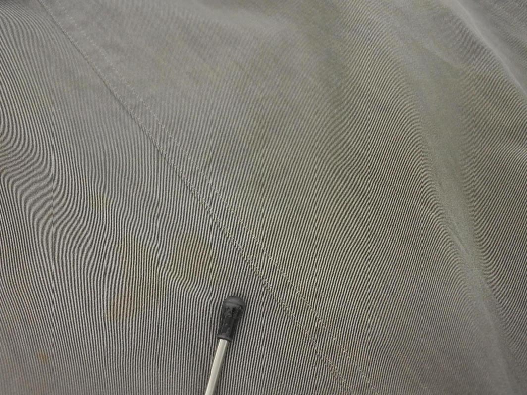 ネコポスOK BURBERRY バーバリー ベルト付き Aライン 臺形 スカート size40/グレー ■◇ ☆ fgc4 レディース