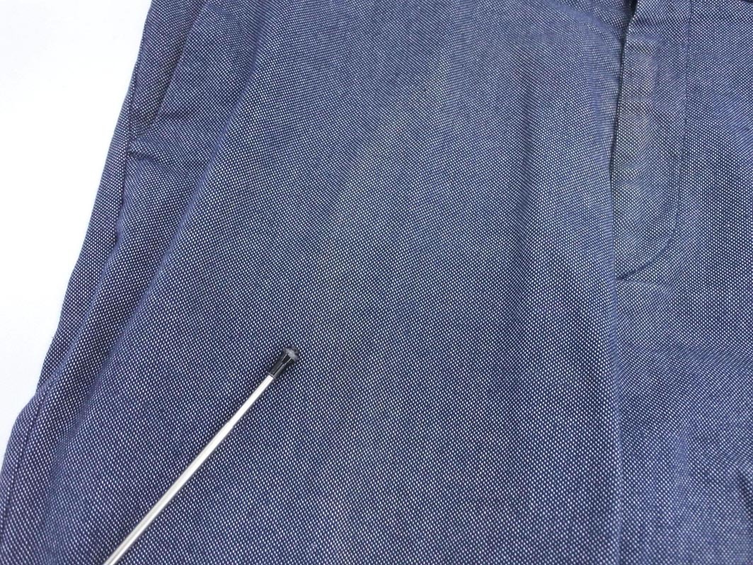 HUGO BOSS ヒューゴ?ボス スリムフィット ストレッチ パンツ size56/紺 ■■ ☆ fgc4 メンズ