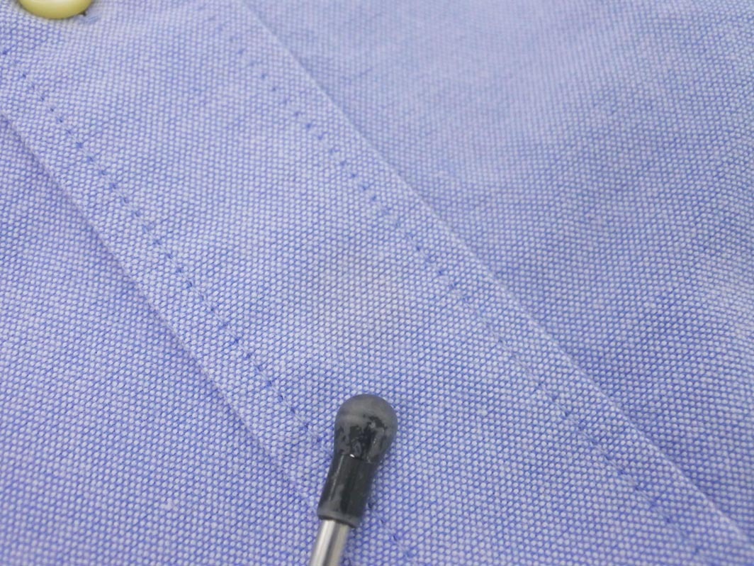 THE NORTH FACE ザノースフェイス ボタンダウン 長袖 シャツ sizeS/水色 ■◇ ☆ fgc4 メンズ_画像4