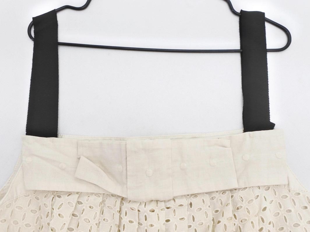 JILLSTUART ジルスチュアート カットワーク チュニック キャミソール ワンピース size4/ベージュ ■◆ ☆ fgc4 レディース