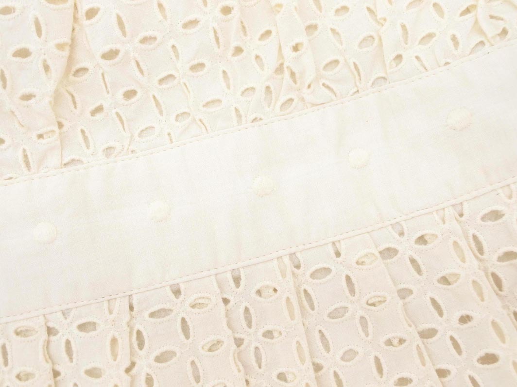 JILLSTUART ジルスチュアート カットワーク チュニック キャミソール ワンピース size4/ベージュ ■◆ ☆ fgc4 レディース