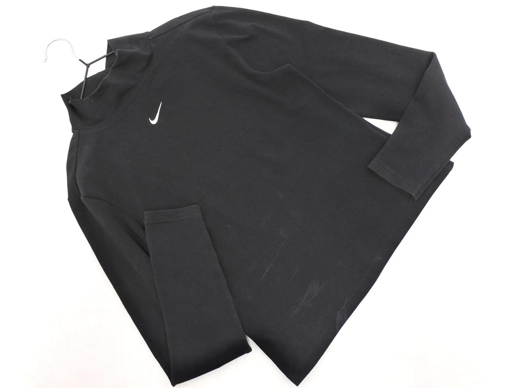 NIKE ナイキ ロゴ カットソー sizeM/黒 ■◇ ☆ fgc4 レディース_画像1