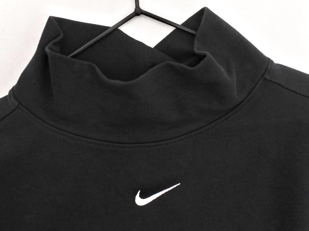 NIKE ナイキ ロゴ カットソー sizeM/黒 ■◇ ☆ fgc4 レディース_画像3