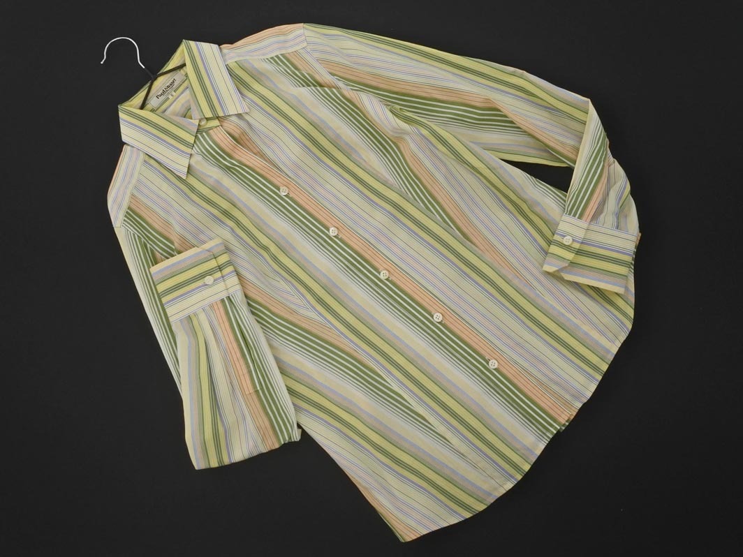 кошка pohs OK PAUL STUART paul (pole) Stuart полоса рубашка size6/ зеленый #* * fgc4 женский кошка pohs OK PAUL STUART paul (pole) Stuart полоса рубашка size6/ зеленый #* * fgc4 женский