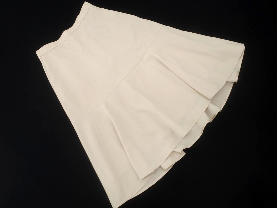 KUMIKYOKU 組曲 フレア マキシ スカート size2/アイボリー ■■ ☆ fgc8 レディース