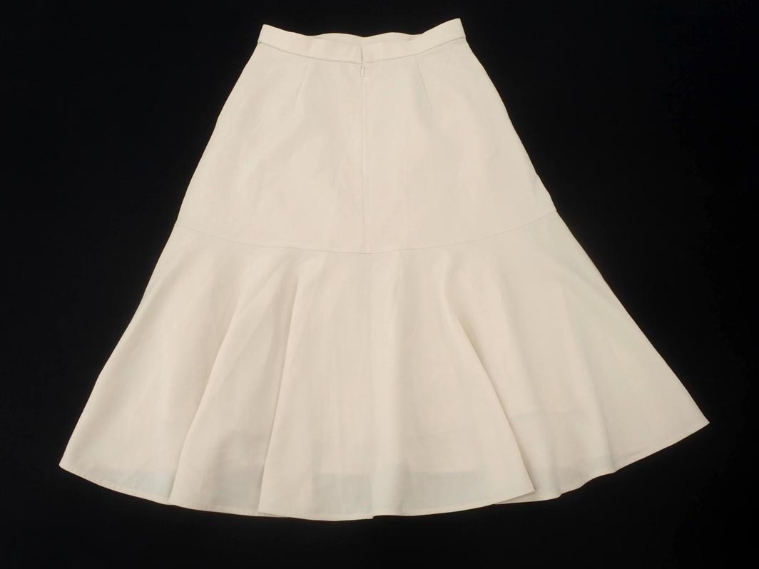 KUMIKYOKU 組曲 フレア マキシ スカート size2/アイボリー ■■ ☆ fgc8 レディース