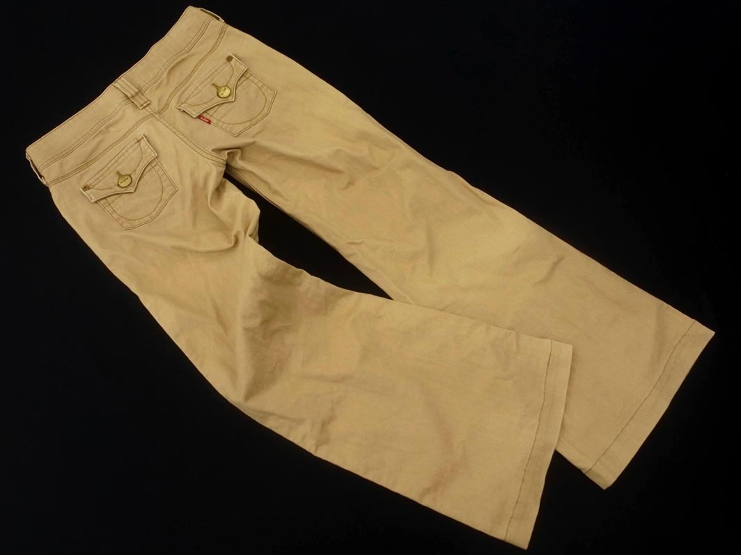 LEVI’S リーバイス フレア デニムパンツ size28/ベージュ ■■ ☆ fgc8 レディース