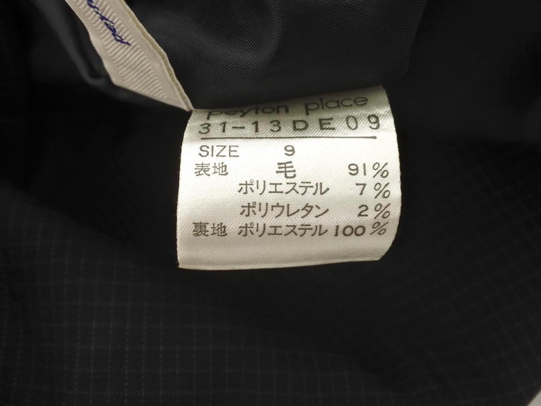 ネコポスOK 美品 PeytonPlace ペイトンプレイス バックオープン ノースリーブ ワンピース size9/黒 ■◆ ☆ fgc8 レディース