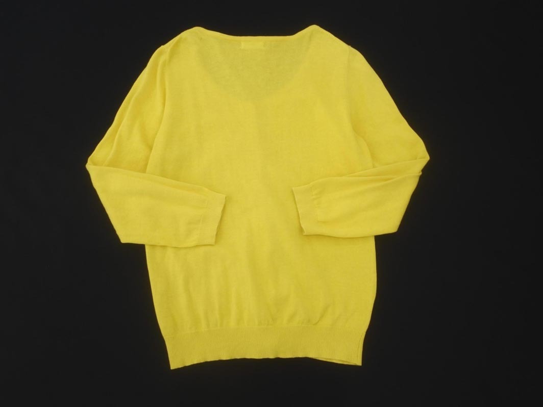 ネコポスOK NOLLEY’S ノーリーズ カーディガン size38/黄 ■◇ ☆ fgc9 レディース_画像4