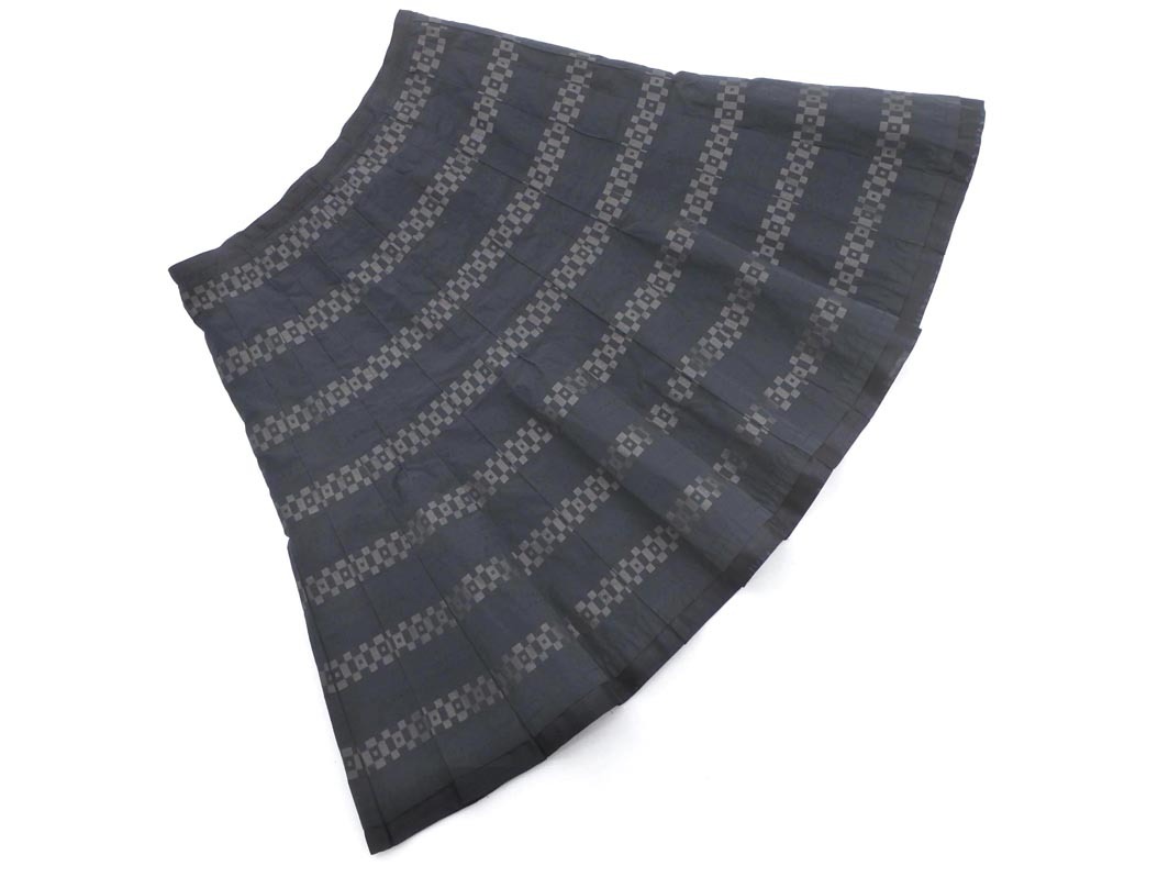 COMME CA DU MODE コム サ デ モード フレア スカート size7/黒 ■◇ ☆ fgc9 レディース