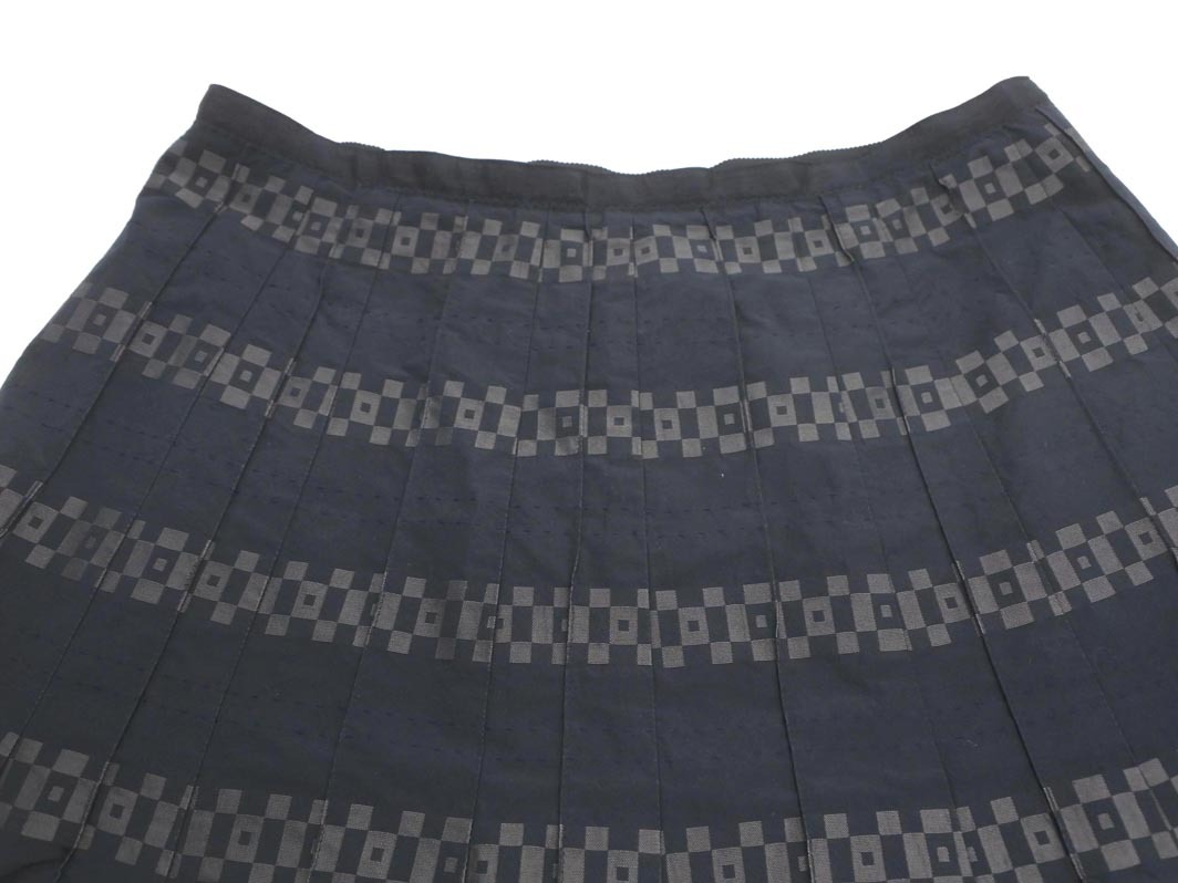 COMME CA DU MODE コム サ デ モード フレア スカート size7/黒 ■◇ ☆ fgc9 レディース