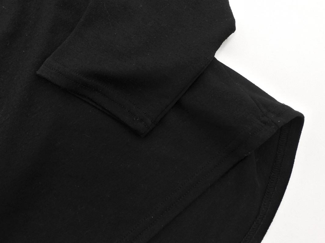 ネコポスOK NATURAL BEAUTY BASIC ナチュラルビューティーベーシック Vネック カットソー sizeM/黒 ■◇ ☆ fgd0 レディース_画像2