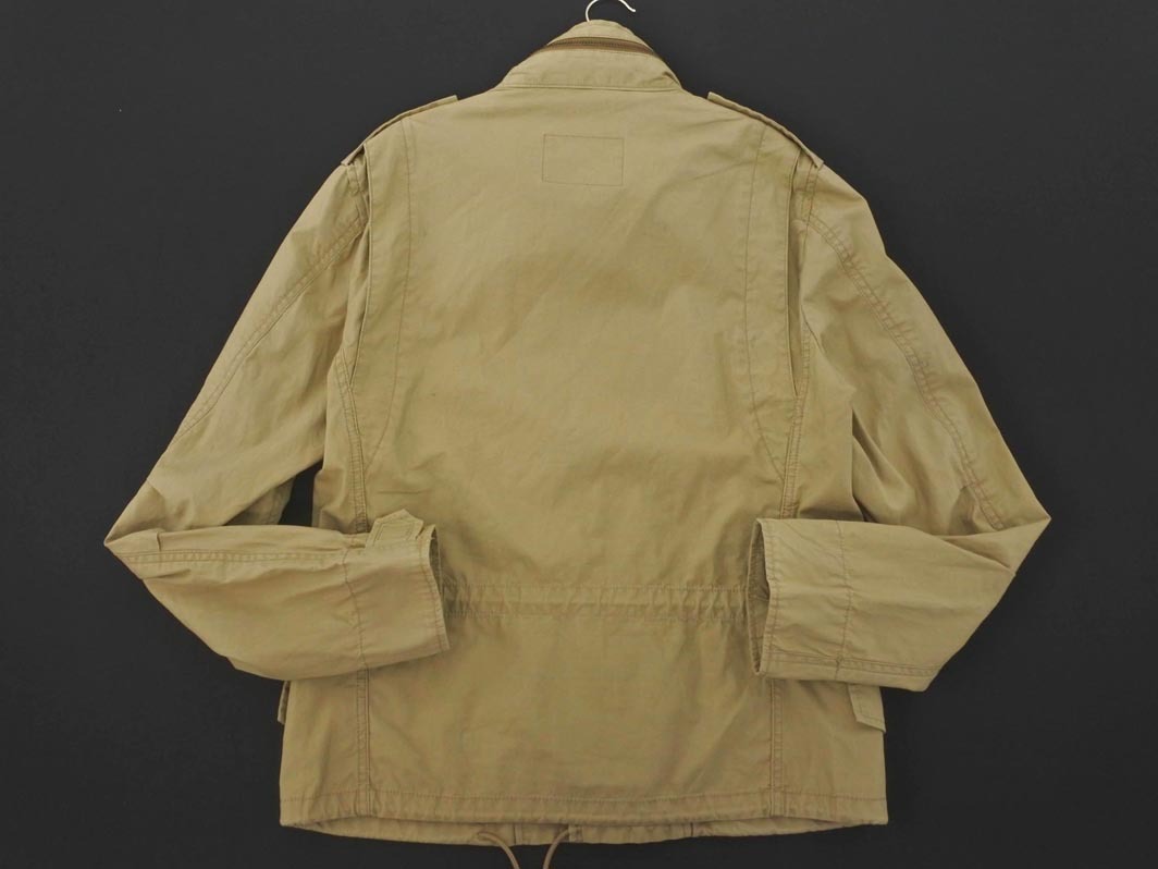 MEN’S MELROSE メンズメルローズ フード収納 スタンドカラー ジャケット size3/ベージュ ■◇ ☆ fgd0 メンズ_画像4