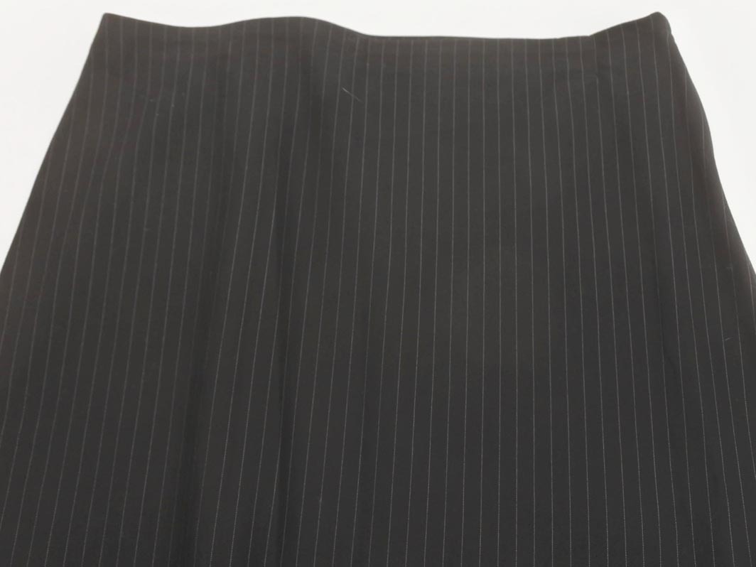 ネコポスOK 新品 agnes b アニエスベー ストライプ スカート sizeT1/黒 ■■ ☆ fgd0 レディース_画像2