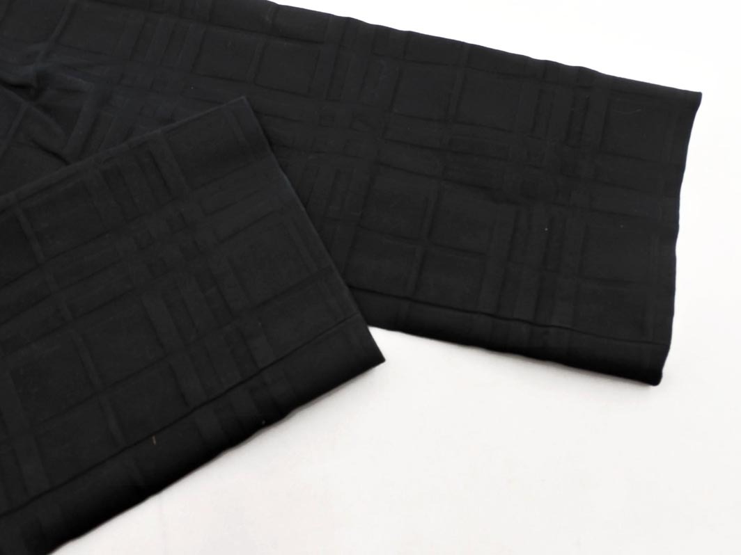 BURBERRY バーバリー チェック パンツ size38/黒 ■■ ☆ fgd0 レディース