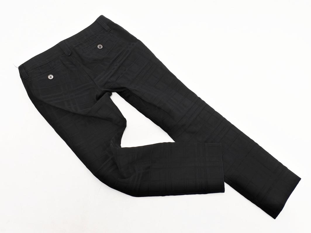 BURBERRY バーバリー チェック パンツ size38/黒 ■■ ☆ fgd0 レディース