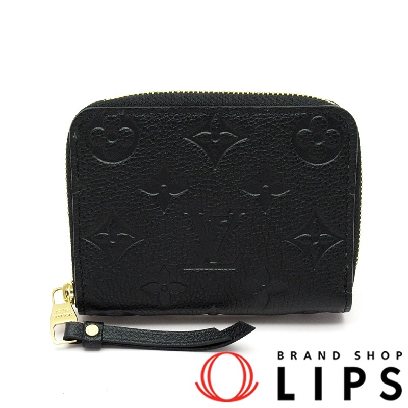 ルイ・ヴィトン ジッピーコインパース M60574 モノグラムアンプラント レディース ノワール 