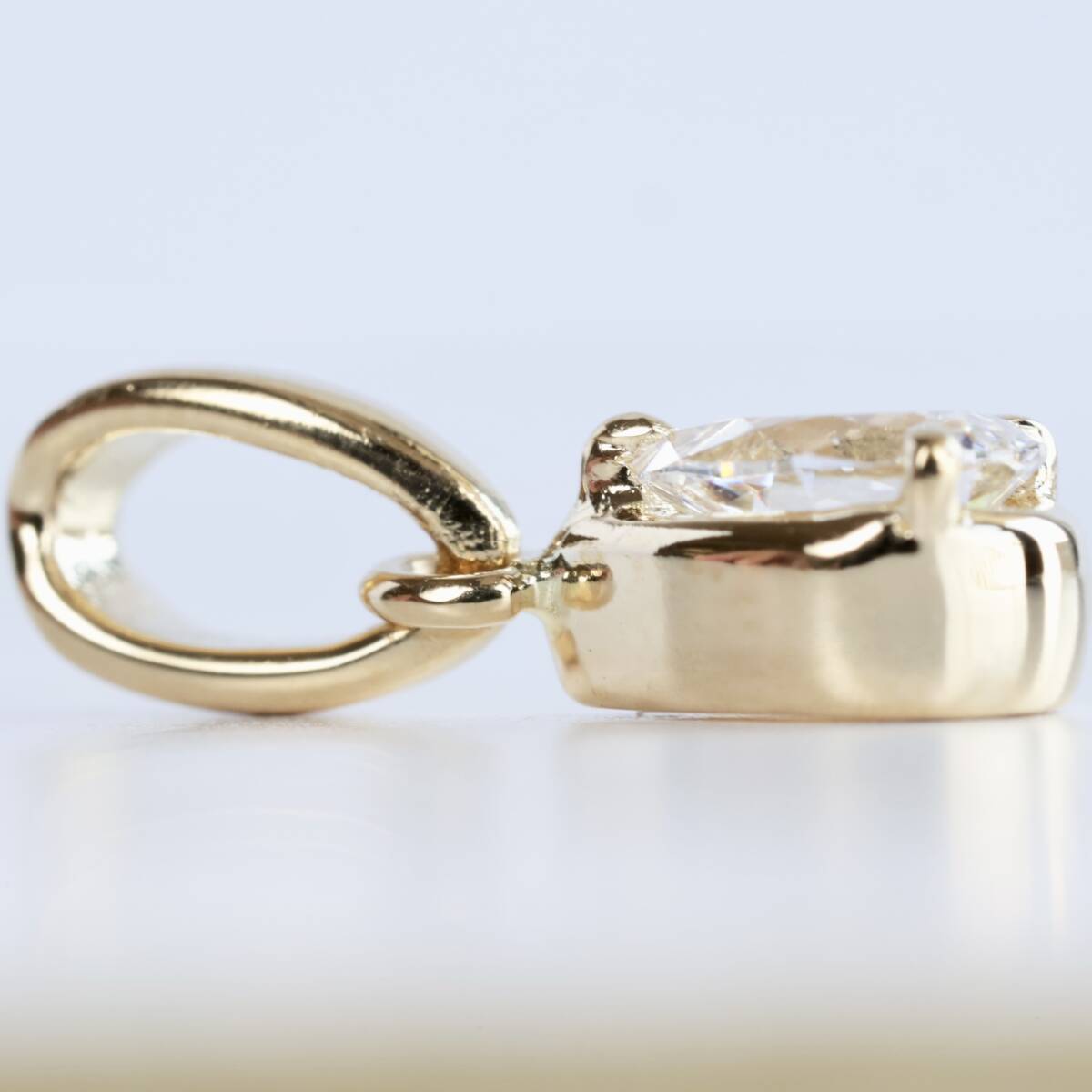 K18 ミキモト ダイヤモンド 0.26ct ペンダントトップ ペアシェイプ 1.0g_画像7