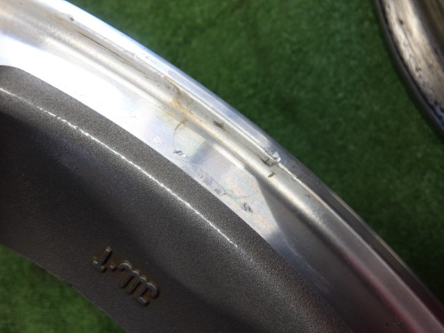 PD6W デリカ スペースギア 純正 ポリッシュ？ アルミ ホイール 15インチ 15X6J +33 6H 4本 JWL-T センターキャップ付_画像8