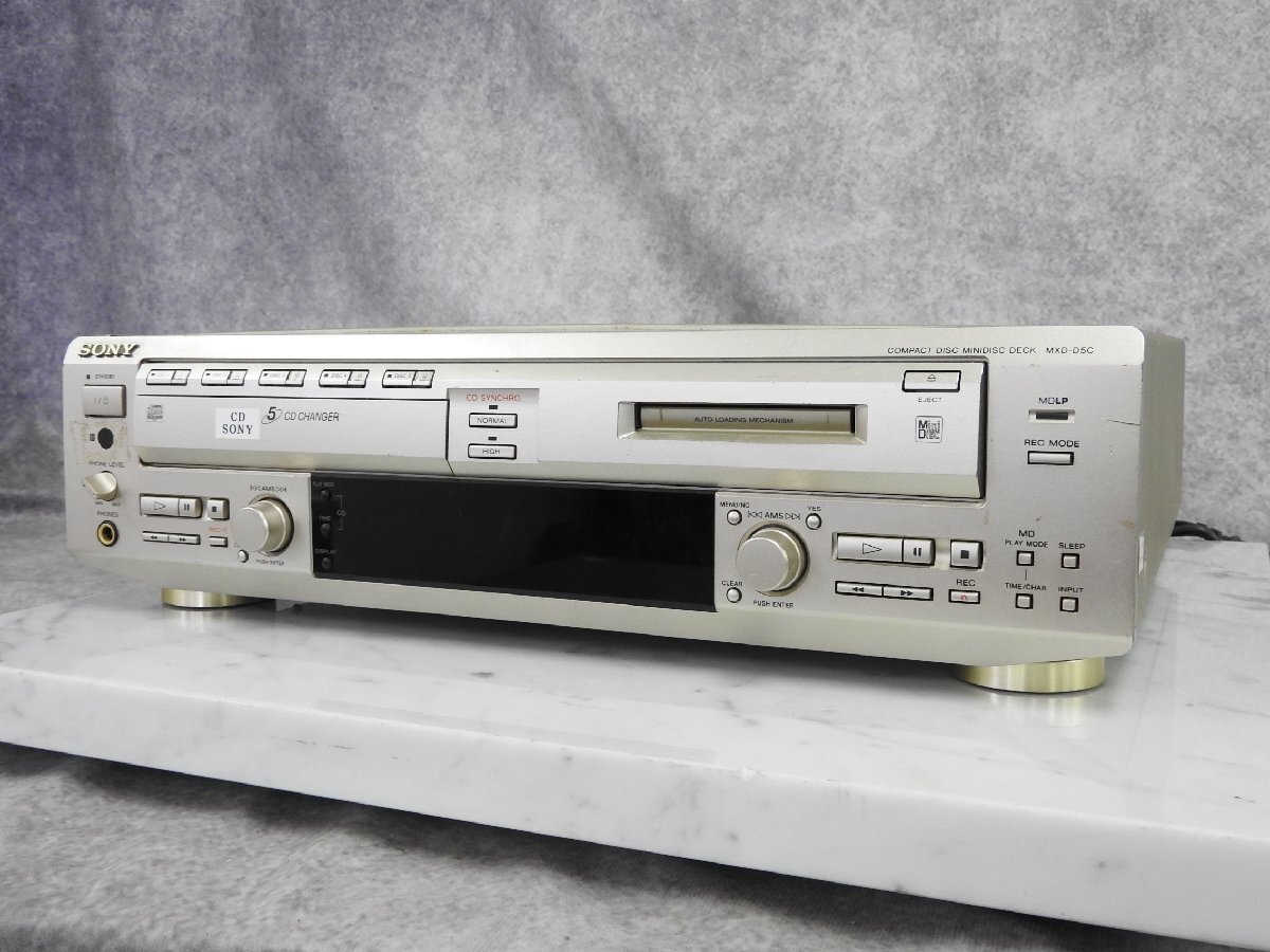 ☆ SONY ソニー CDMDデッキ MXD-D5C / 純正リモコン RM-D44M / 取扱