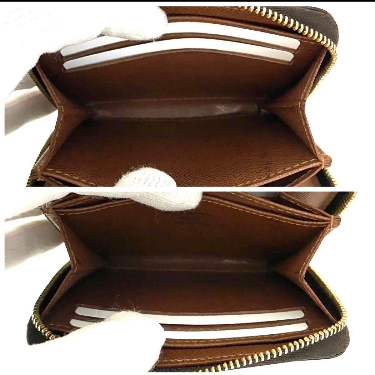 ルイ ヴィトン◎コインパース モノグラム ラウンドファスナー コインケース 茶色 ルイ ヴィトン コインパース モノグラム ラウンドファスナー